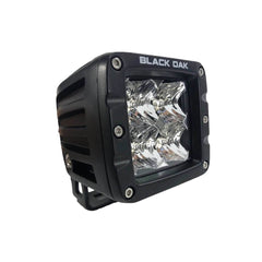 Black Oak 2 LED Pod Light Flood Optics Black Housing Pro Series 30 2FPOD10CR