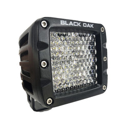 Black Oak 2 LED Pod Light Diffused Optics Black Housing Pro Series 30 2DPOD10CR