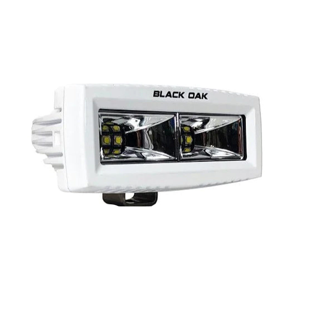 Black Oak 4 Marine Spreader Light Scene Optics White Housing Pro Series 30 4MSS