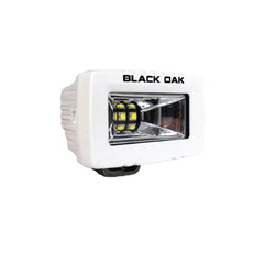 Black Oak 2 Marine Spreader Light Scene Optics White Housing Pro Series 30 2MSS