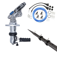 Tigress XD Crank Top Mount System 18 Carbon Fiber XD BlackBlack Outriggers Pro Series Double Rigging Kit 8867902