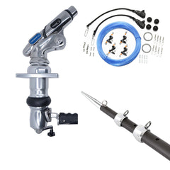 Tigress XD Crank Top Mount System 18 Carbon Fiber XD BlackSilver Outriggers Pro Series Double Rigging Kit 8867903