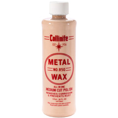 Collinite 850 Metal Wax Medium Cut Polish 16oz 85016OZ