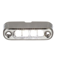 Attwood White LED Micro Light wStainless Steel Bezel Vertical Mount 6350W7