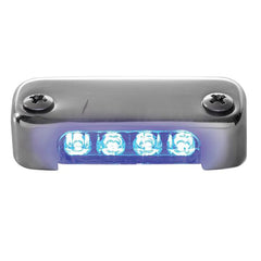 Attwood Blue LED Micro Light wStainless Steel Bezel Vertical Mount 6350B7