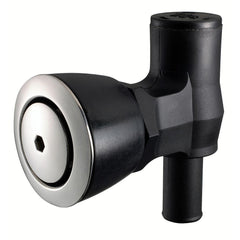 Attwood 90 PTrap Fuel Tank Vent Flush Mount Black wStainless Steel Vent Head 16746