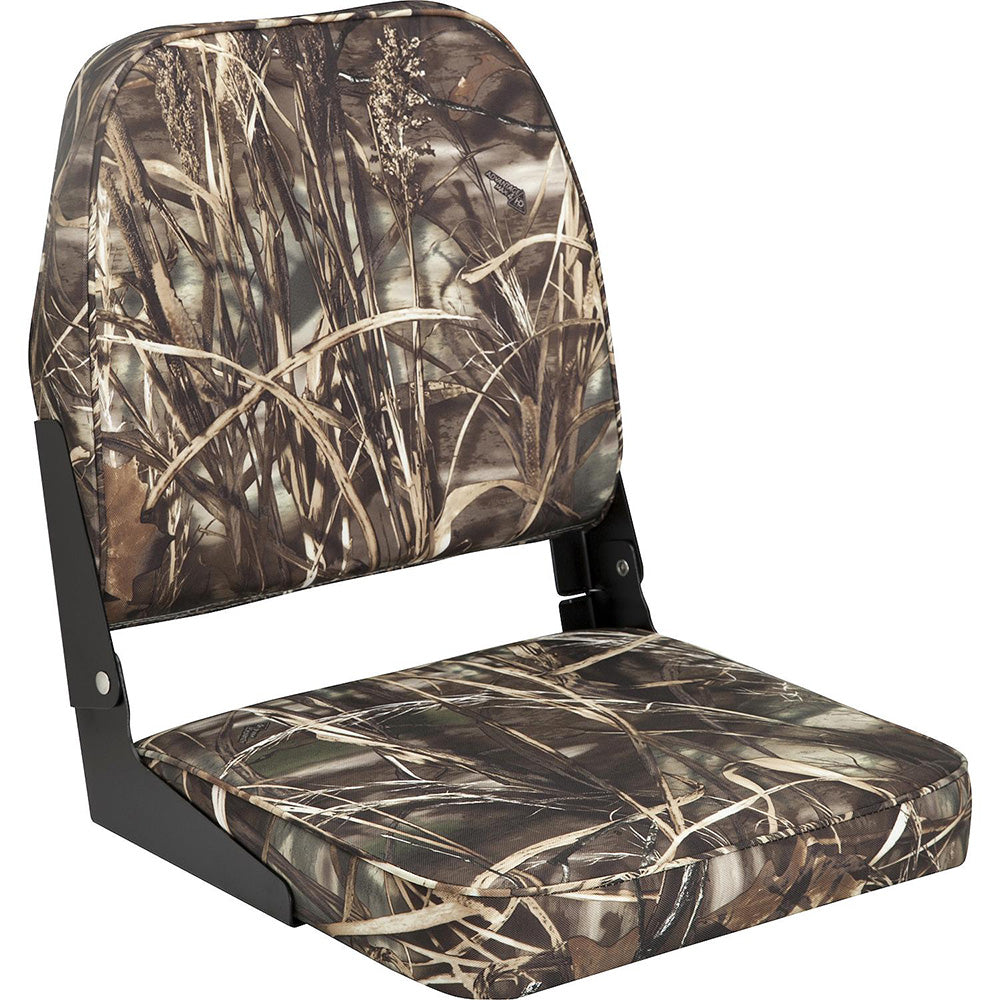 Attwood SwivlEze Low Back Padded Flip Seat Camo 98395CAMO