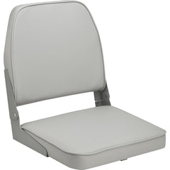 Attwood SwivlEze Low Back Padded Flip Seat Grey 98395GY