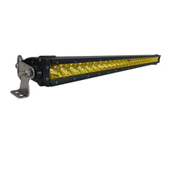 Black Oak 30 Yellow Lens Single Row LED Light Bar Combo Optics Black Housing Pro Series 30 30YS5OS