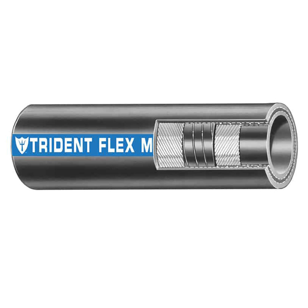 Trident Marine 112 Flex Marine Wet Exhaust Water Hose Black Sold by the Foot 2501126FT