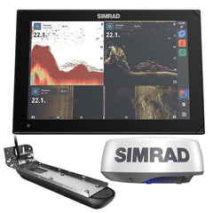 Simrad NSX 3012 Radar Bundle HALO20 Radar Dome Active Imaging 3in1 Transducer 00015378001