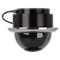 Iris Miniature Marine PTZ Dome Camera Stainless Bezel HiDef Ethernet IP 10x Digital Zoom 4 in 1 Video Format