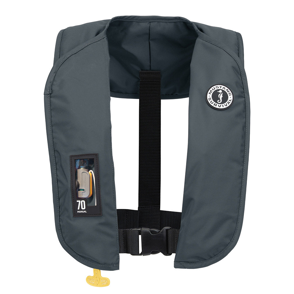 Mustang MIT 70 Manual Inflatable PFD Admiral Grey MD40411910202