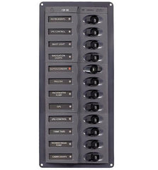 BEP 902NMV 12 Way DC Circuit Breaker Panel Vertical