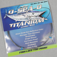 Titanium Leader Fishing Wire – 40LB Test - 50 FT