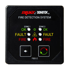 FireboyXintex Two Zone Detection  Alarm Panel  258 Display  1224V DC FBD2R