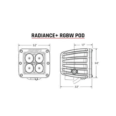 RIGID Industries Radiance  Pod  RGBW  Pair 202053