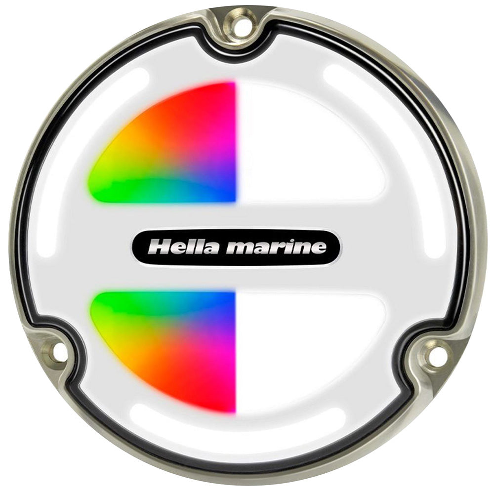 Hella Marine Apelo A3 RGBW Underwater Light  Bronze  White Lens 016831001