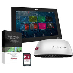 Raymarine Axiom 12 RV ChartplotterFishfinder wRaymarine Quantum Q24C Radar Bundle T70590