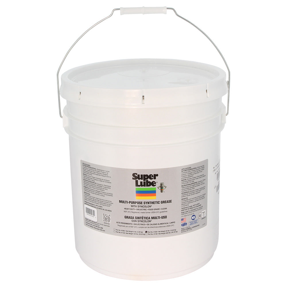 Super Lube MultiPurpose Synthetic Grease wSyncolon PTFE  30lbs 41030