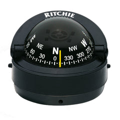 Ritchie S53 Explorer Compass  Surface Mount  Black S53
