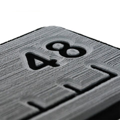 SeaDek 48 Routed Ruler  6mm  Brushed Texture  Storm GreyBlack 5358480066