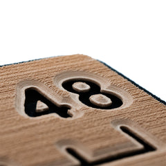 SeaDek 48 Routed Ruler  6mm  Brushed Texture  MochaBlack 5358480093