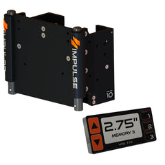 IMPULSE XL 10 Set Back Electric Jack Plate wSmart Control  Black Anodized 75071B