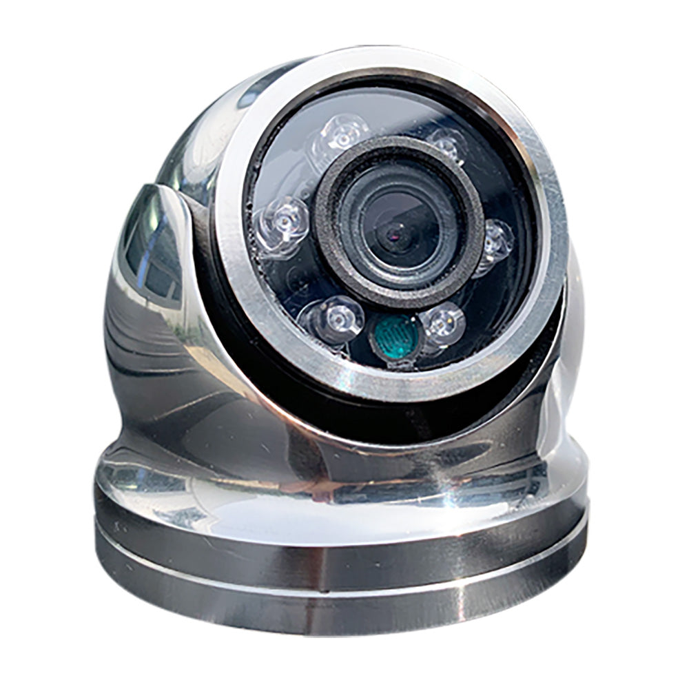 Iris HiResolution Analog Mini Dome Camera  316 Stainless Steel  CVBS  TVI IRISS06018
