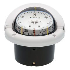 Ritchie HF743W Helmsman Compass  Flush Mount  White HF743W