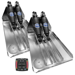 Bennett Marine BOLT 14x23 Dual Electric Trim Tab System wOne Box Indication Unit BOLT1423HDOBI