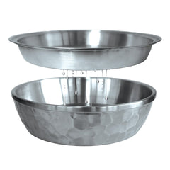 Toadfish Seafood Bowl  12  Stainless Steel  2 Layer Serving Bowl 8073
