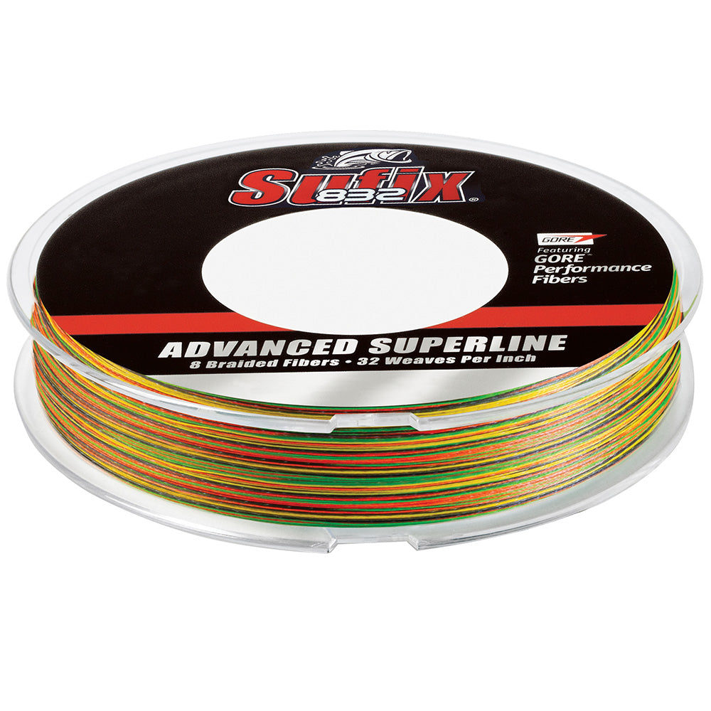 Sufix 832 Braid  6lb  Fire Tiger  300 yds 660106FT
