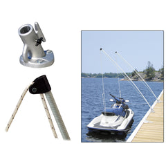 Dock Edge Economy Mooring Whips 8ft 2000 LBS up to 18ft 3100F