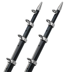 TACO 15 Telescopic Outrigger Poles HD 112  BlackSilver OT0542BKA15HD