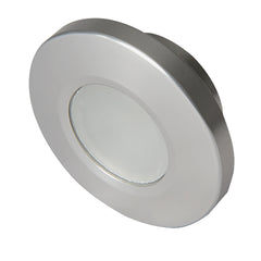 Lumitec Orbit  Flush Mount Down Light  Brushed Finish  4Color WhiteRedBluePurple NonDimming 112500