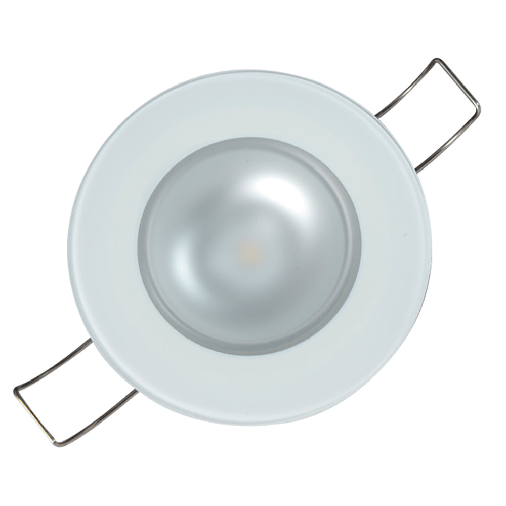 Lumitec Mirage  Flush Mount Down Light  Glass Finish  3Color RedBlue Non Dimming wWhite Dimming 113198
