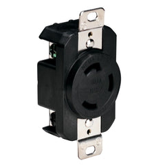 Marinco 305CRRB 125V 30Amp Locking Receptacle  Black 305CRRB