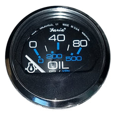 Faria Chesapeake Black 2 Oil Pressure Gauge 80 PSI 13702