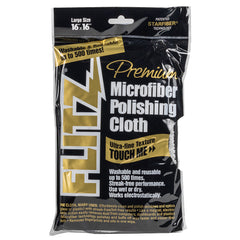 Flitz Microfiber Polishing Cloth  16 x 16  Single Bag MC200