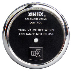 FireboyXintex Propane Control  Solenoid Valve wChrome Bezel Display C1CR