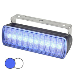 Hella Marine Sea Hawk XL Dual Color LED Floodlights  BlueWhite LED  Black Housing 980950061