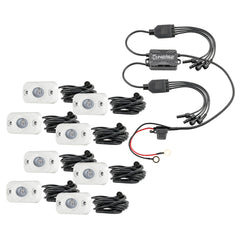HEISE RGB Accent Light Kit  8 Pack HE8MLRGBK