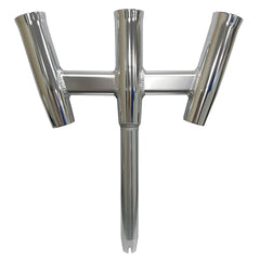 Tigress GS Trident Rod Holder  Straight Butt  Polished Alumunim 881601