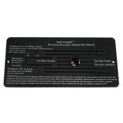 SafeTAlert Combo Carbon Monoxide Propane Alarms Flush Mount  Black 35742BL