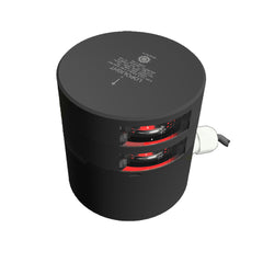 Lopolight Series 301109  Double Stacked Navigation Light  3NM  Horizontal Mount  Red  Black Housing 301109STB