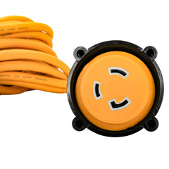 Camco 30 Amp Power Grip Marine Extension Cord  50 MLockingFLocking Adapter 55613