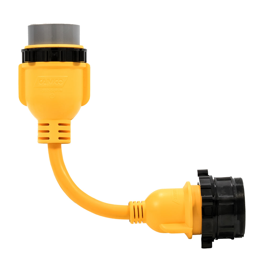 Camco 50AM30AF Power Grip Marine 12 Locking Adapter  MLockFLocking Adapter 55625