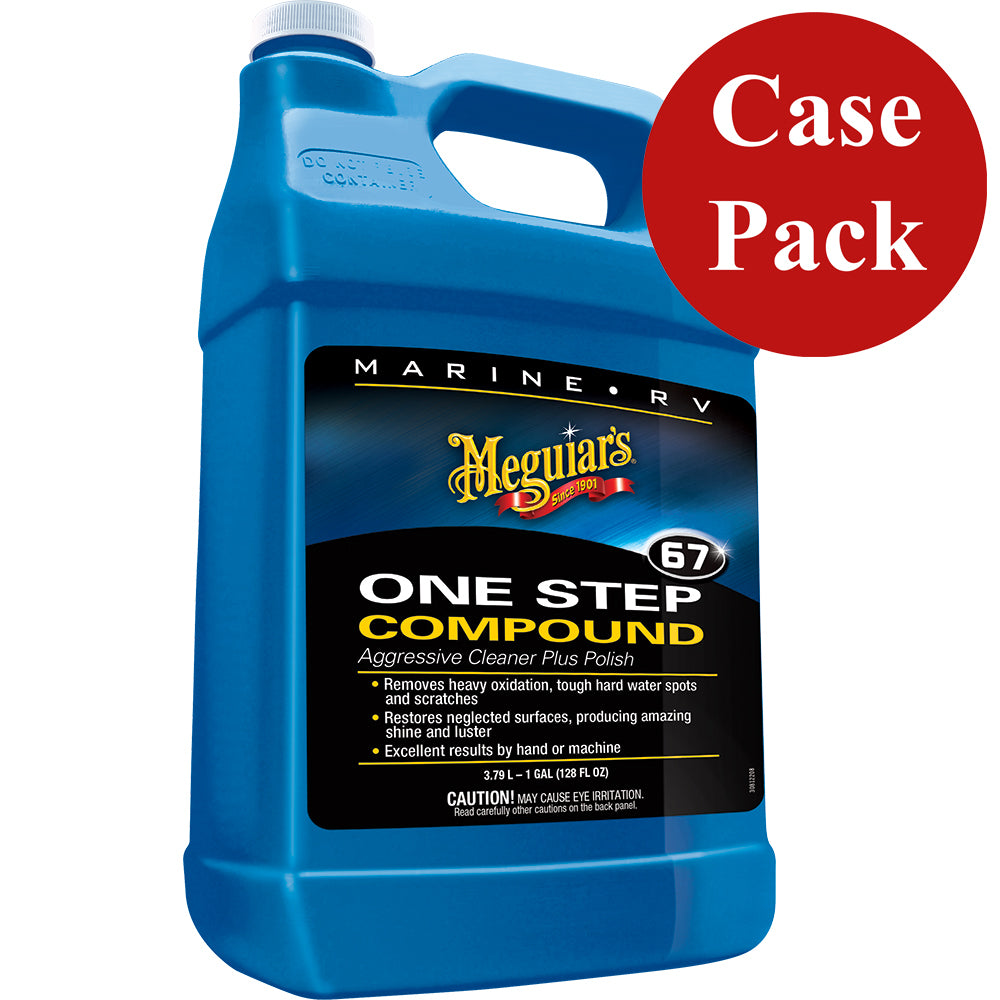 Meguiars Marine OneStep Compound  1 Gallon Case of 4 M6701CASE