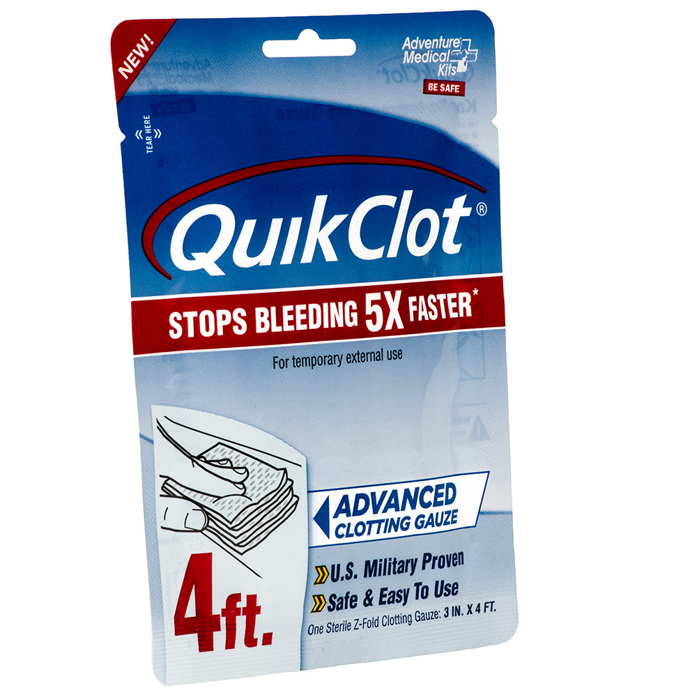 QuikClot Advanced Clotting Gauze  3 x 4 50200026